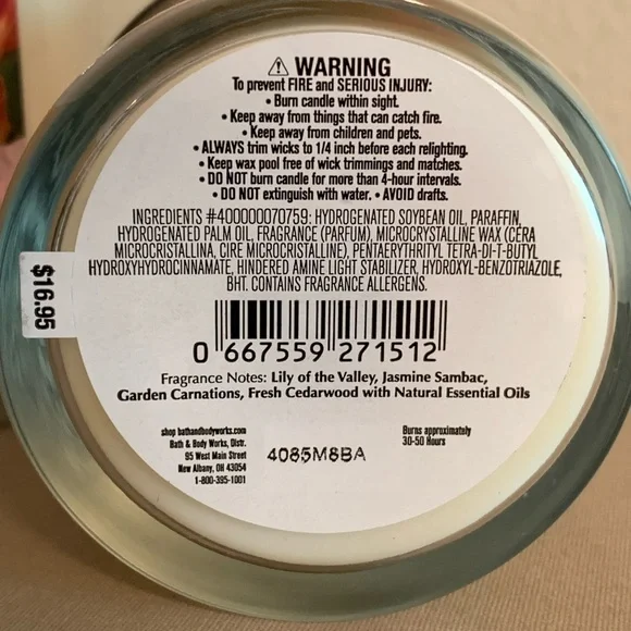 Bath & Body Works Brightest Bloom Single Wick Candles (2) - Picture 2 of 2